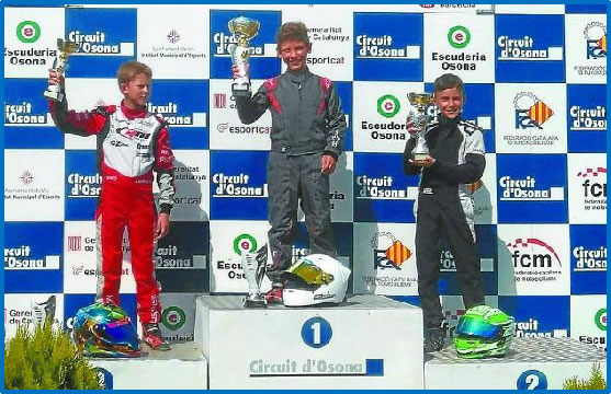 The Eldest of the Merino Boys wins a trophy in Auto Sport. Source, El Diario Vasco.