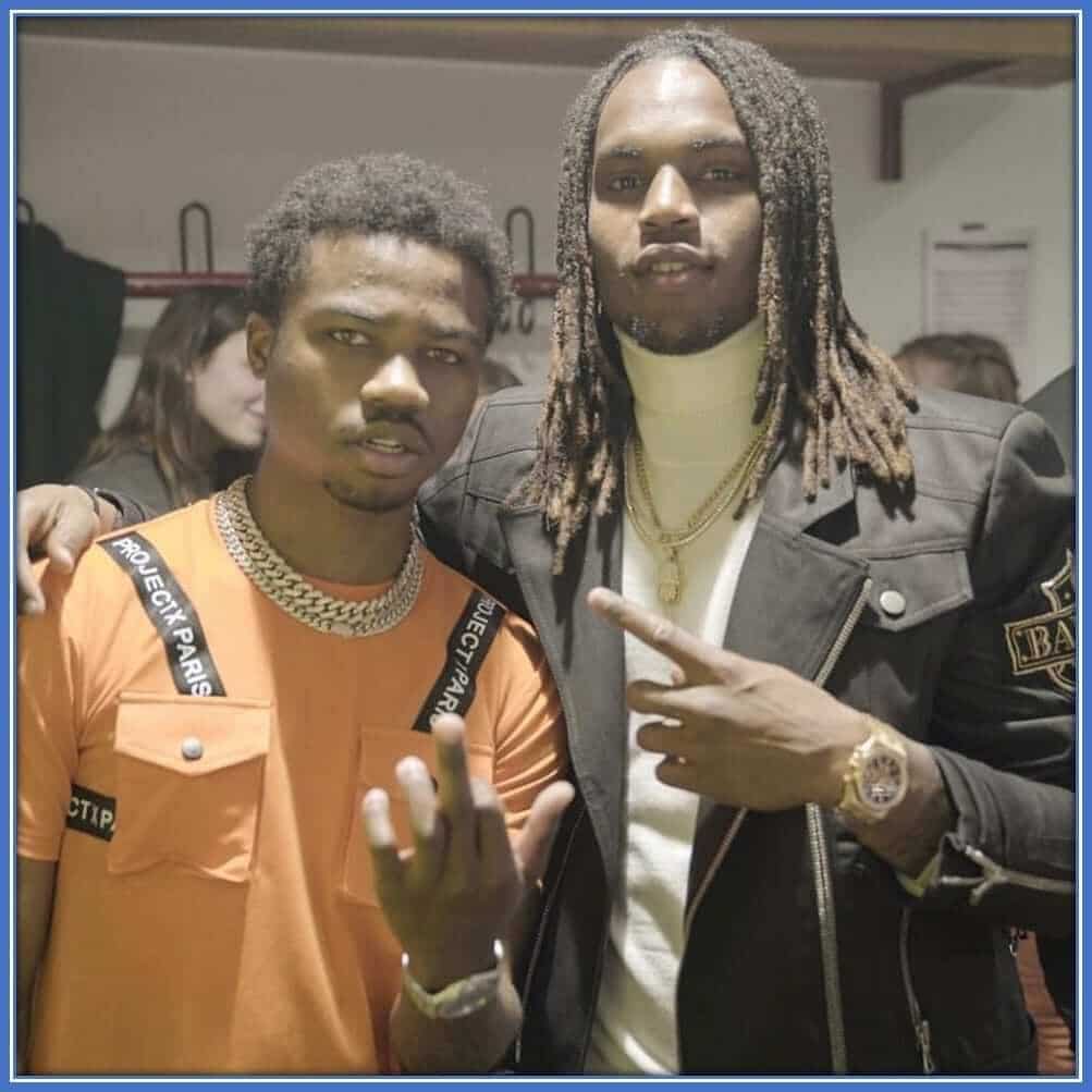 Sanches has been friends with Roddy Ricch for a while now.