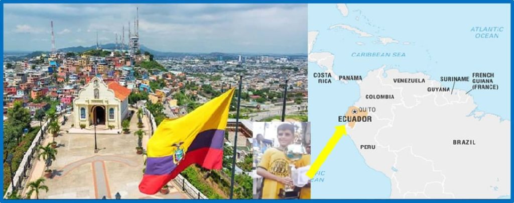 Piero's birthplace is Ecuador. Source: Britannica