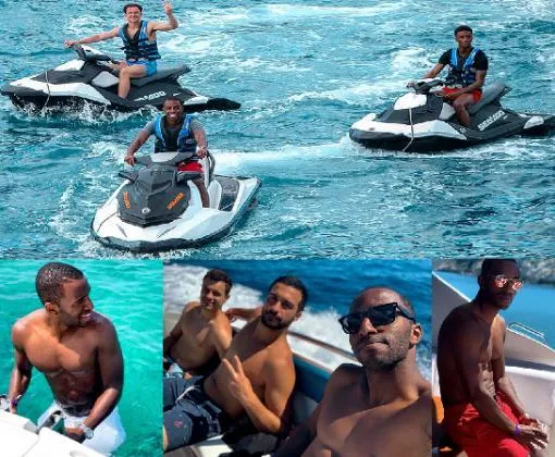 Ricardo Pereira spends his monies on aquatic entertainment and workouts.