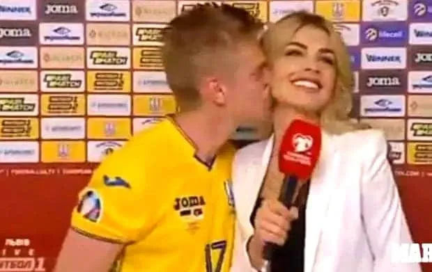 That Perk-like kiss with Vlada was the moment Love struck Oleksandr Zinchenko.