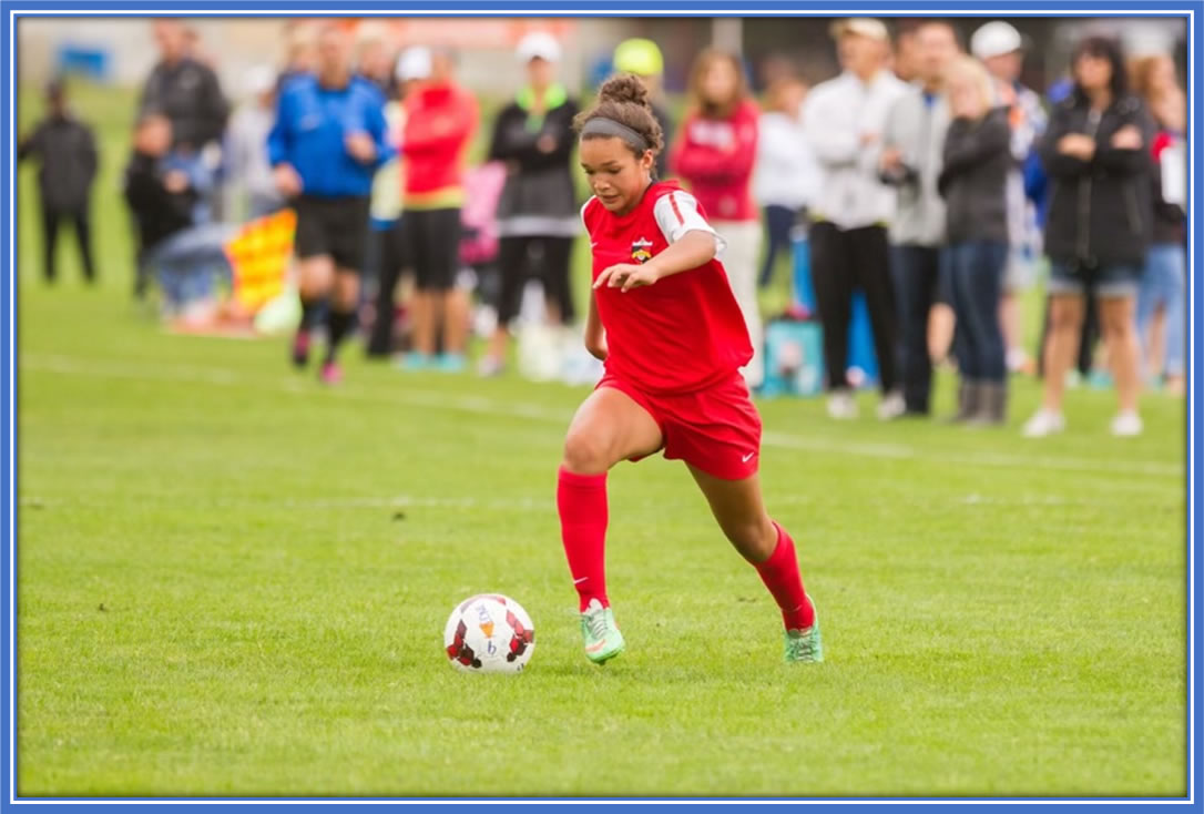 Smith was determined to play for Real Colorado, one of the top club teams in her home state. Credit: Justwomenssports.