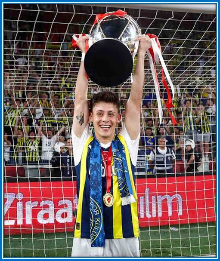 Significantly, Arda Guler won the Turkish Cup 2022-23 season with Fernabahçe. Source: Gulerinstagram/ardagüler.