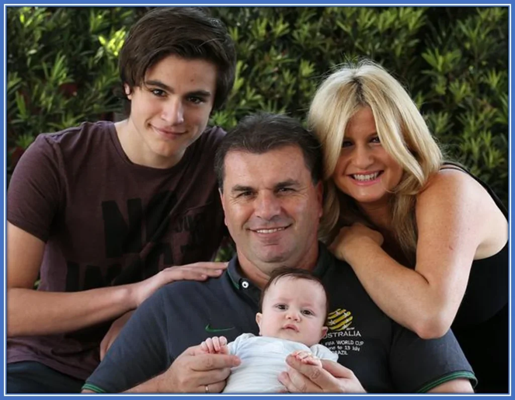 A photo of James, his parents and their last child. Image Credits: ghossip.