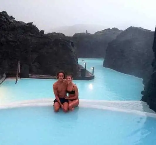 Yussuf Poulsen and his Girlfriend- Maria Duus, once enjoyed a perfect 2019 New Year in Iceland.