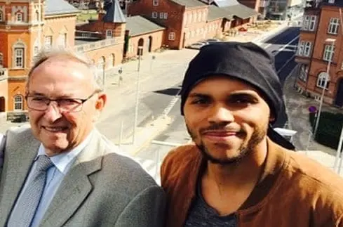 Meet one of Martin Braithwaite's grandparents- His grandpa, Frede Christensen.