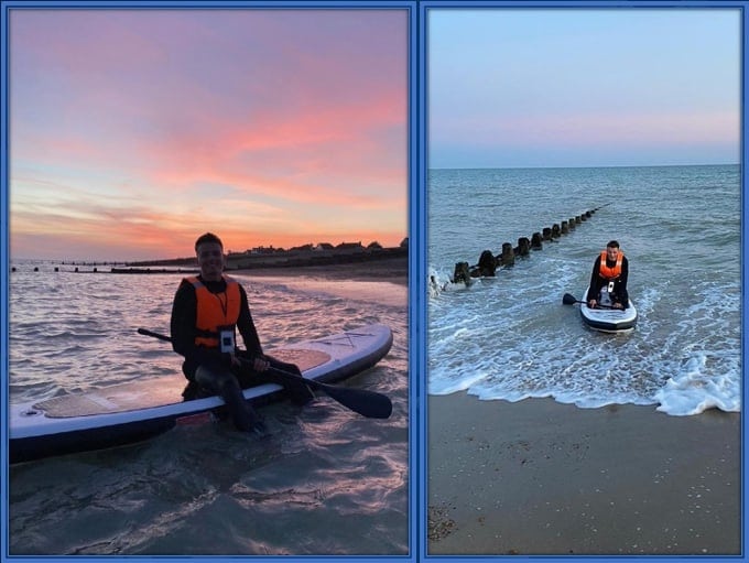 Diving into an adventure - Ben White takes a break from the pitch to explore the crystal-clear waters and stunning scenery on his water holiday.