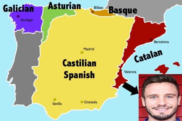 A glimpse into the Valencian roots of Saul Niguez's family – a proud community rich in culture and language, standing as the fourth largest ethnic group in Spain.