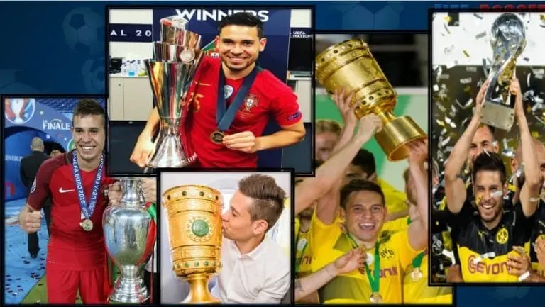 We aggregated a summary of Raphael Guerreiro's Success Story. As observed, the Footballer has won nearly everything needed to have a successful career.