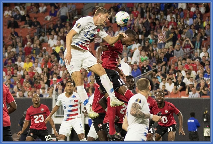 The US Soccer Federation is proud to have a man who knows his opponents' moves and does Bullet headers in full throttle.