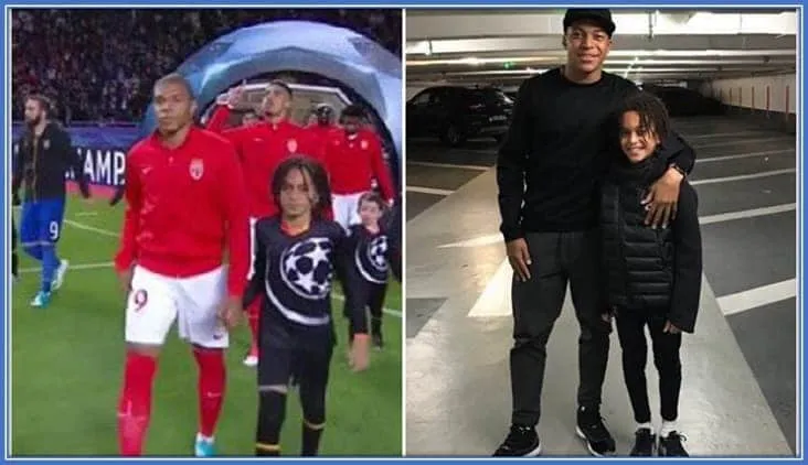 Kylian once granted his little brother, Ethan Adeyemi, a wish related to the UEFA Champions League.