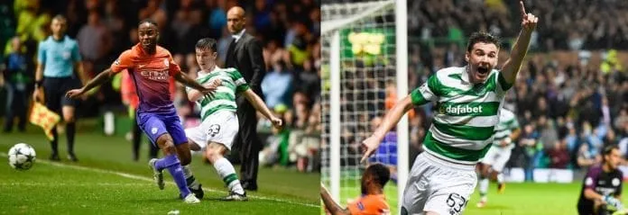 Kieran Tierney Rise to Fame against Man City. Credit to GlasgowLive and DailyRecord.