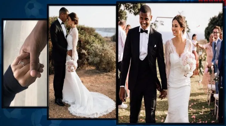 Manuel Akanji's Marriage- The Swiss Nigerian wedded his beautiful girlfriend, Melanie, in June 2019.