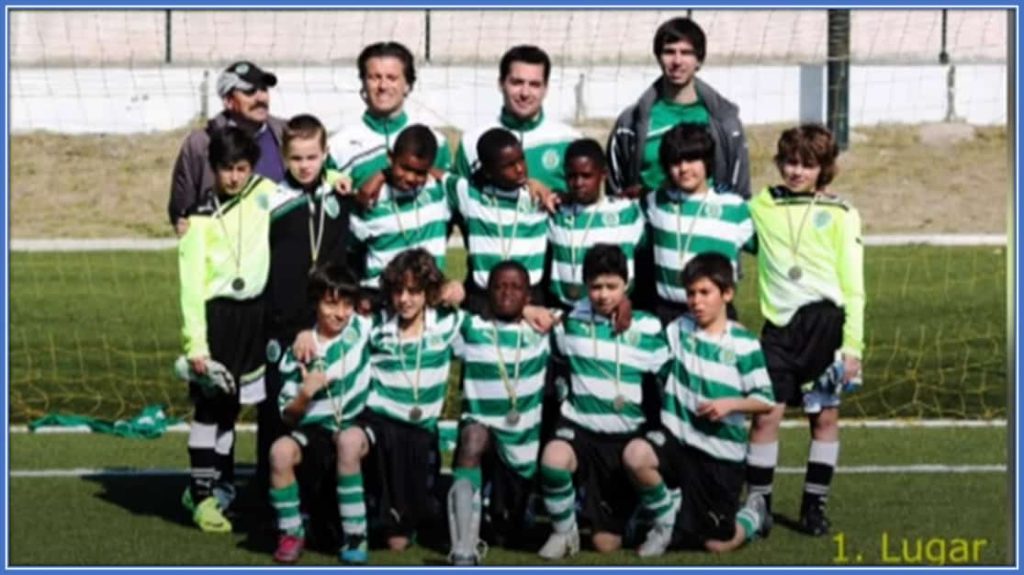 Can you spot the youngster among his teammates?Nuno Mendes Biography - Success Story: