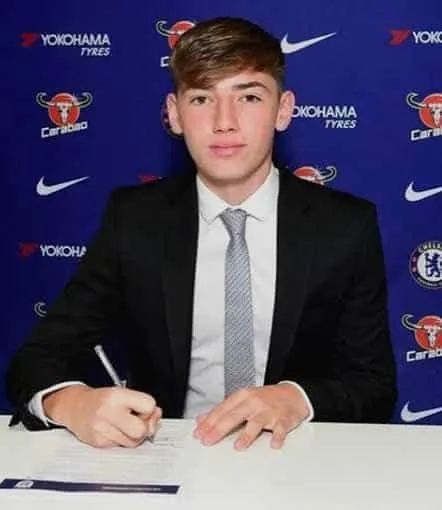 Billy Gilmour signed his first professional contract with Chelsea in July 2018.