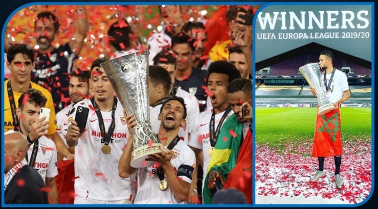 The Moroccan won the biggest trophy of his career - The Europa League.