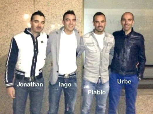 Meet Iago Aspas and his siblings - Jonathan, Plablo and Urbe.