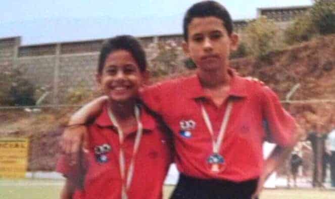 Ayoze Perez is pictured on the left, and his brother Samuel is pictured on the right. Credit to Instagram.