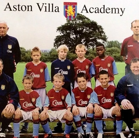 Can you spot the young Birmingham native from his days in the Villa Academy?