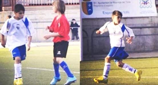 Young Brahim Diaz's Early Life in Football.