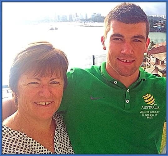 Meet one of Mathew Ryan's Parents - his mum, Carol.