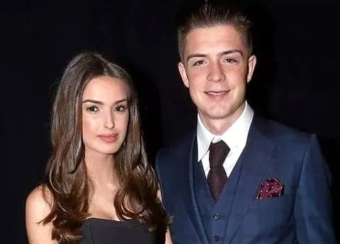 Jack Grealish and his girlfriend- Sasha Attwood. Credit to Express.