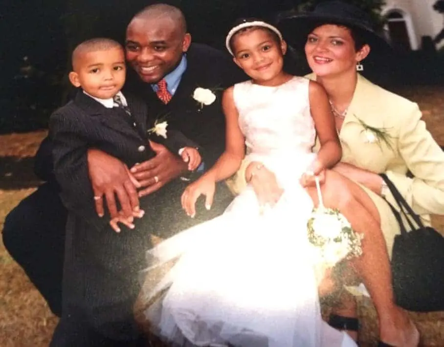 Meet Mason Holgate's parents pictured alongside his kid sister, Tayler Holgate.