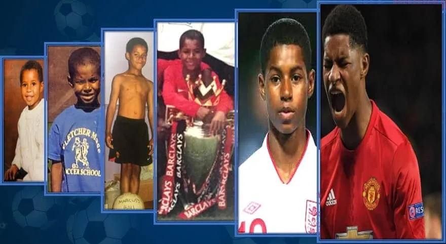 The Biography of Marcus Rashford - From Childhood to Moment of Success.