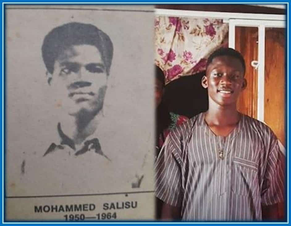 The Senior Salisu was a Footballer as well.