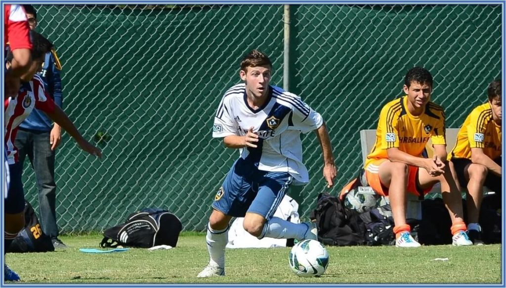 He had a brief stint with the LA Galaxy.