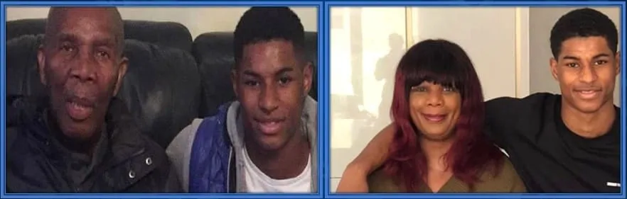 Meet Marcus Rashford's parents. His Dad (Robert) and Mum (Melanie).