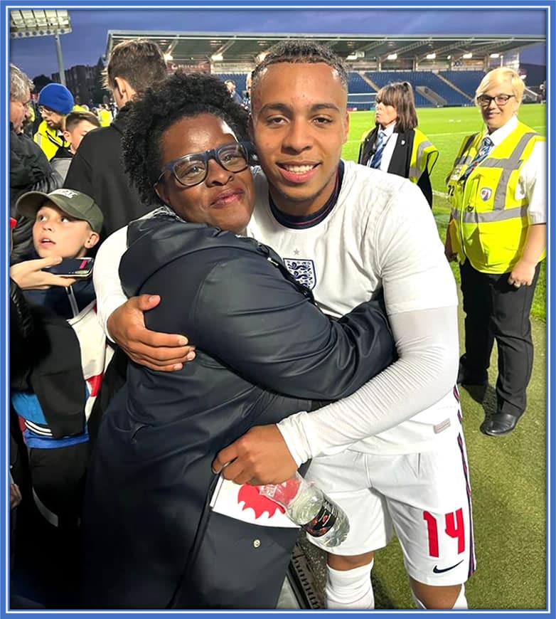 Veronie Archer: A Walsall Nurse and Proud Mother of a UEFA U-21 Champion! Image: FaceBook/WalsallHcareNHS.