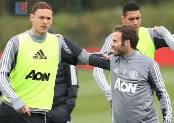 Nemanja Matic reunion with an old friend.