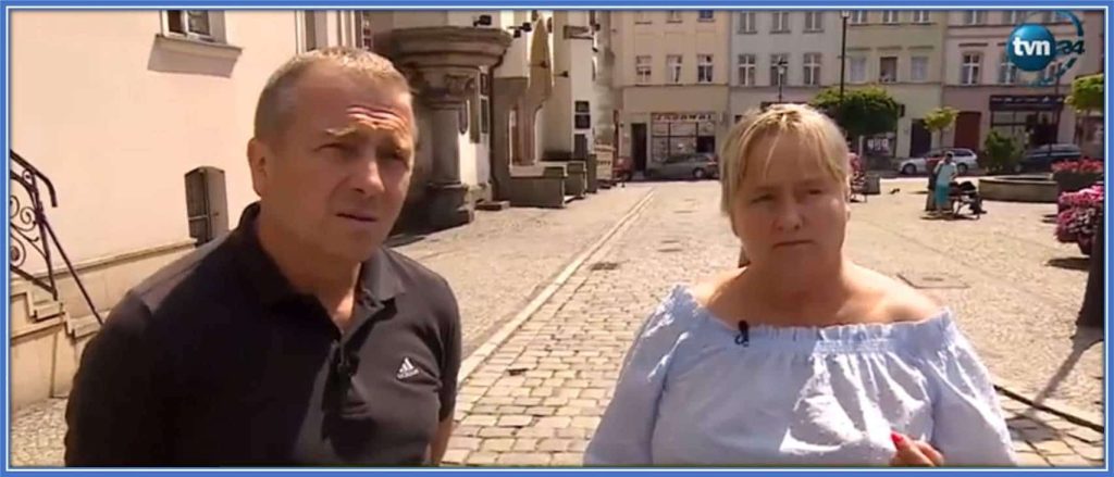 Piotr Zielinski's Parents - his Dad (Bogusław) and Mum (Beata).