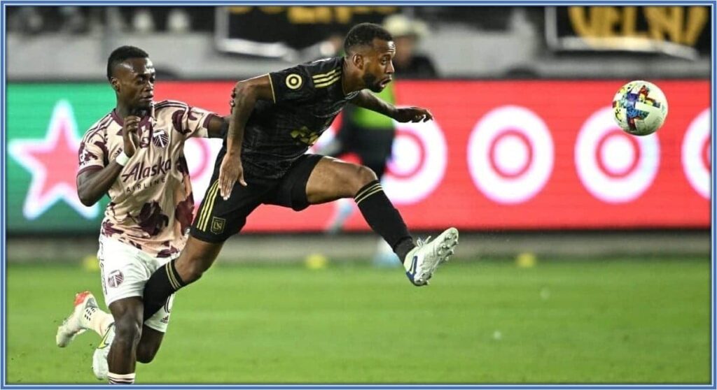 Acosta was a driving force and powerhouse in midfield for Los Angeles FC.