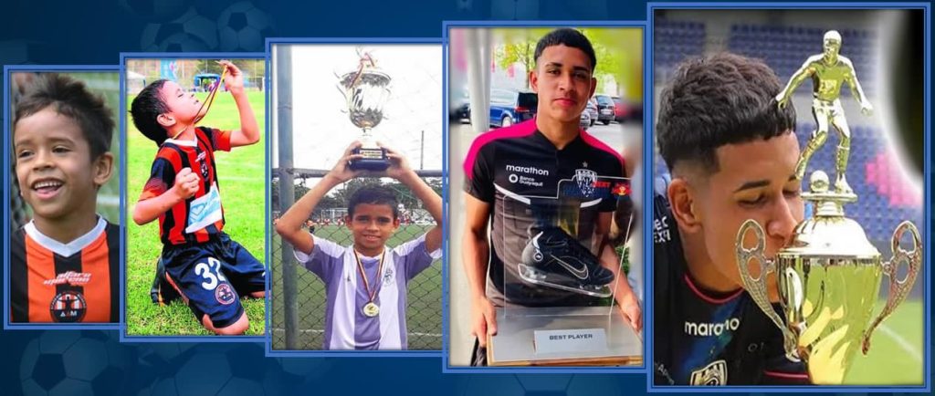 Journey through time: From Kendry Paez's boyhood moments in Alfaro Moreno to his dazzling rise in Ecuadorian football. Credit: EC DPORT AREA, TricoloresEC, eluniverso