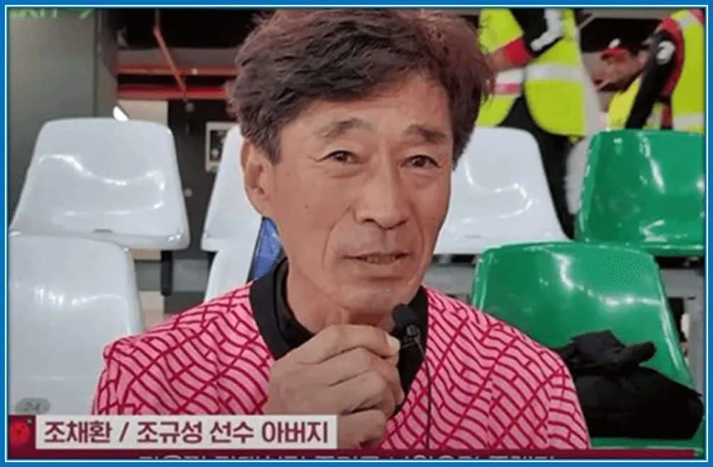 Chae-Hwan Cho is the dad of the Jeonbuk Motors Teammate.