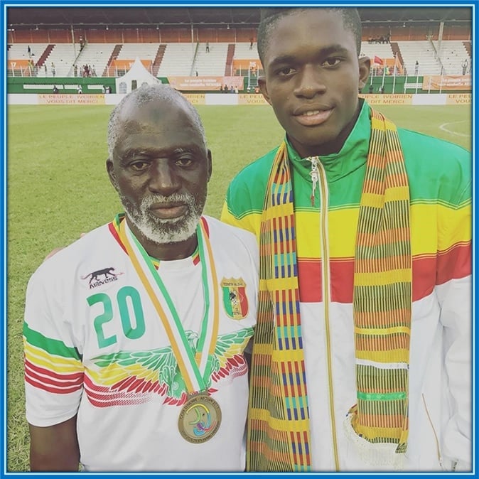 Meet one of Cheick Doucoure's Parents - his Father. Without him, Cheick would not fall in love with football.