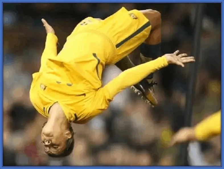 Sam's unique goal celebration is her backflips, which go viral whenever she scores a goal.