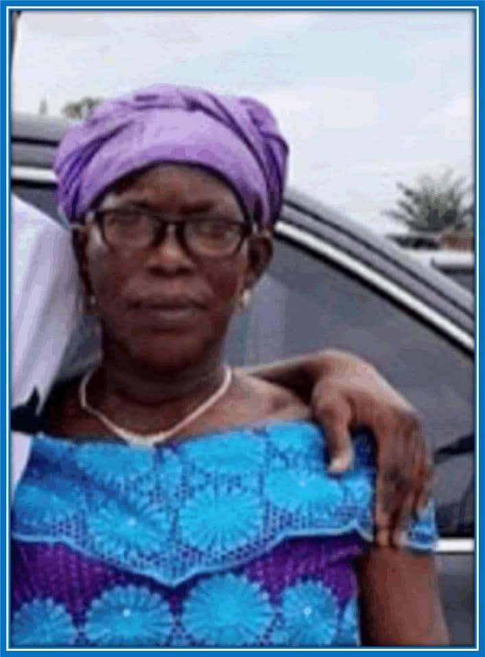 Behold Daniel Amartey's Parent - Mother (Mrs Amartey).