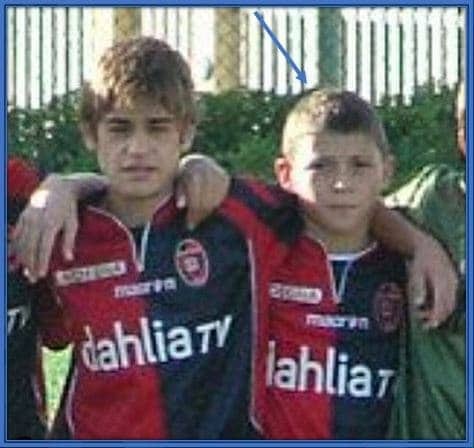 The early footballing years of Nicolo Barella.