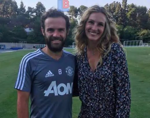 Juan Mata and Julia Roberts.