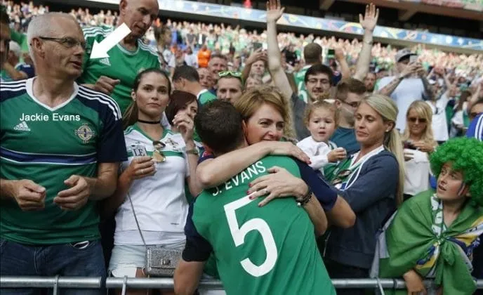 The proud patriarch beams as his son, Jonny, as he elevates the family name on football's grandest stages.