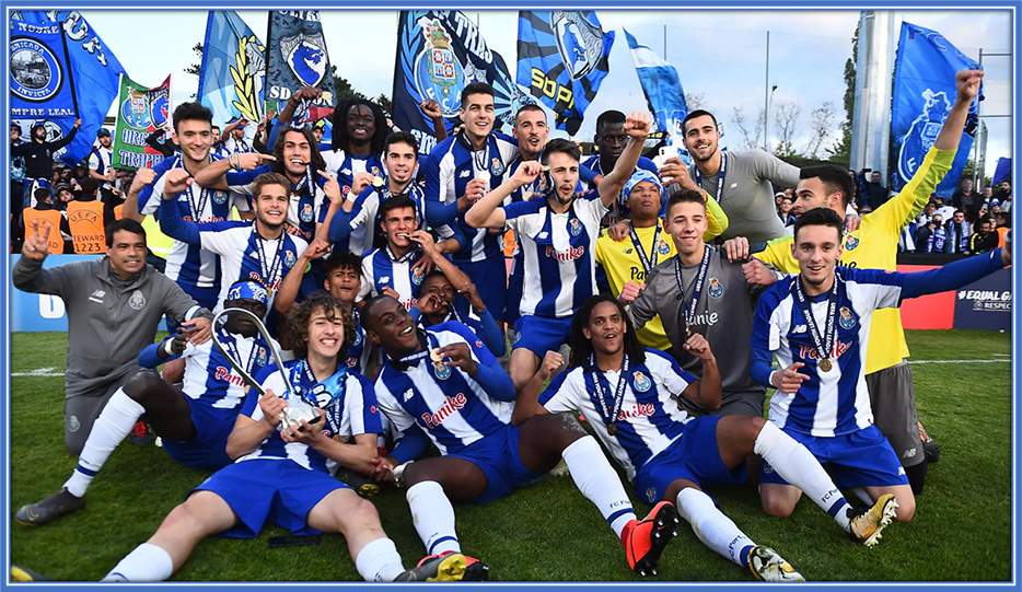 During his academy days, he helped FC Porto win the 2018 UEFA Youth League.