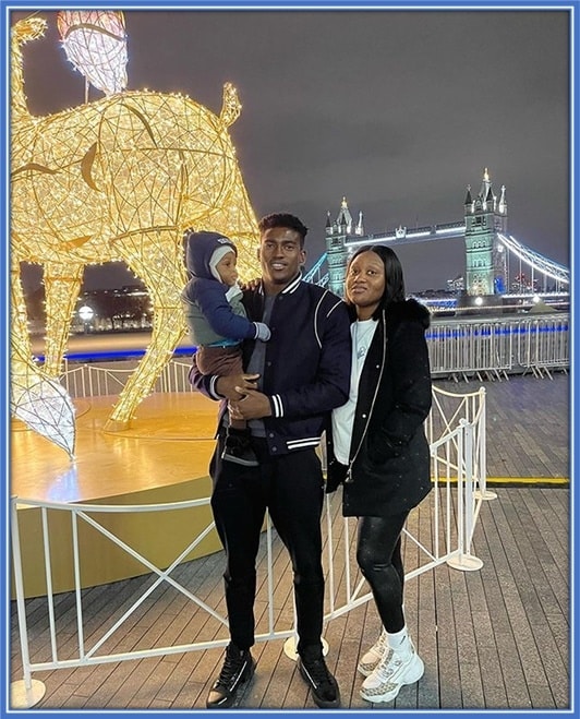 Taiwo Awoniyi Lifestyle - he is an ideal family man.