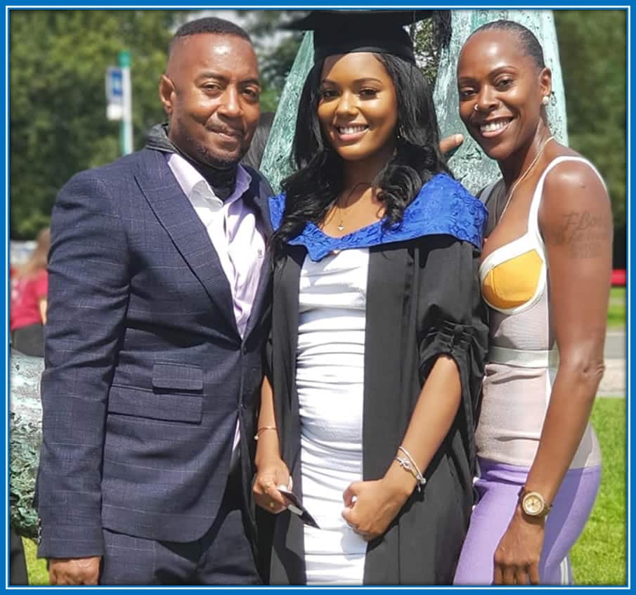 Meet Djed Spence's parents, Aisha and Simon Spence, as they celebrate the graduation of their daughter, Sabriyya.