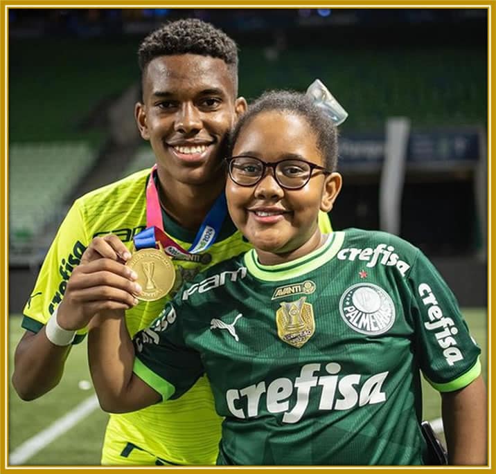 The only sibling and girl in the home. Meet Estevao Willian's sister as she shares in the precious moments with her brother.