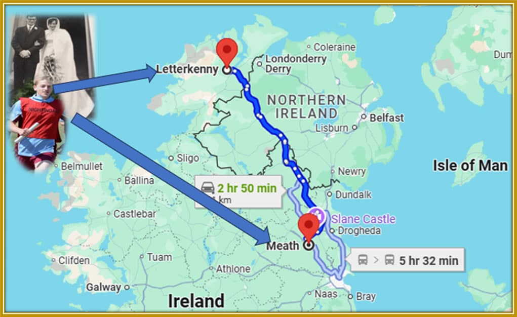 Grandparents- John and Maura's origin in Ireland