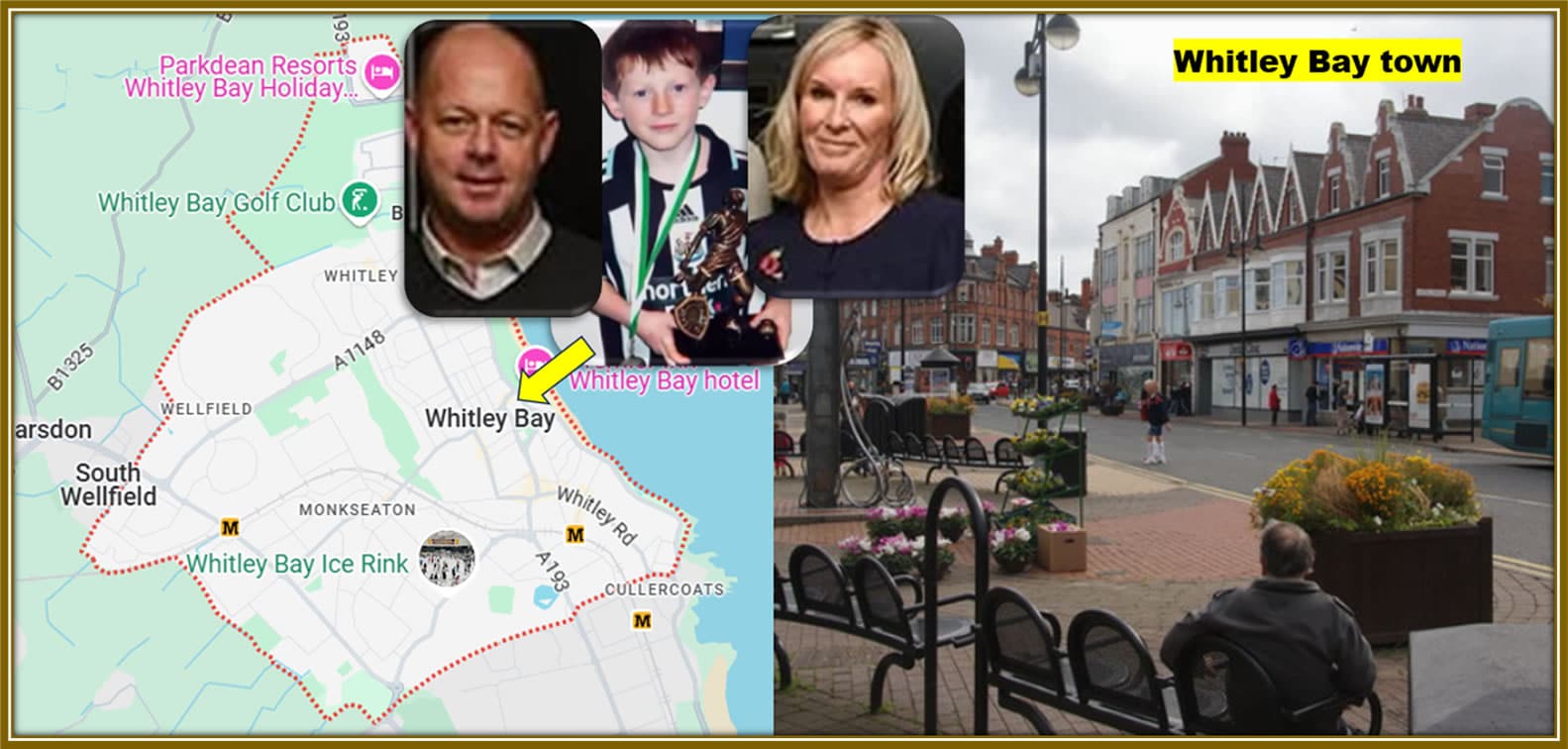 A look at Elliot Anderson’s roots—his hometown, the town that shaped his dreams. Whitley Bay has always been home. Credit: VisitNorthtyneSide, GoogleMap