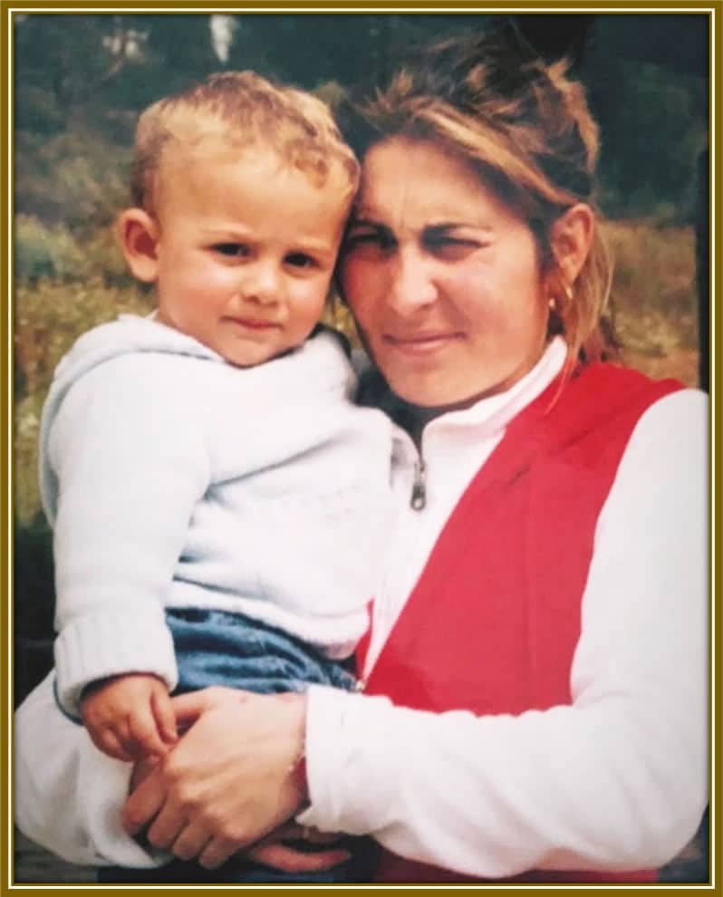 Behold the little Fermin in the hands of his mother. Source: Instagram@ferminlopezmarin.picture